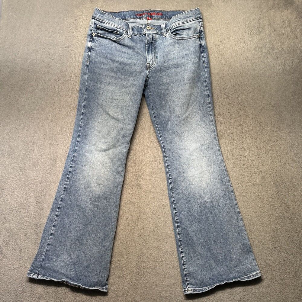 Lucky Brand Sweet Mid Rise Flare Womens Size 12/31 Jeans Blue Stretch Denim